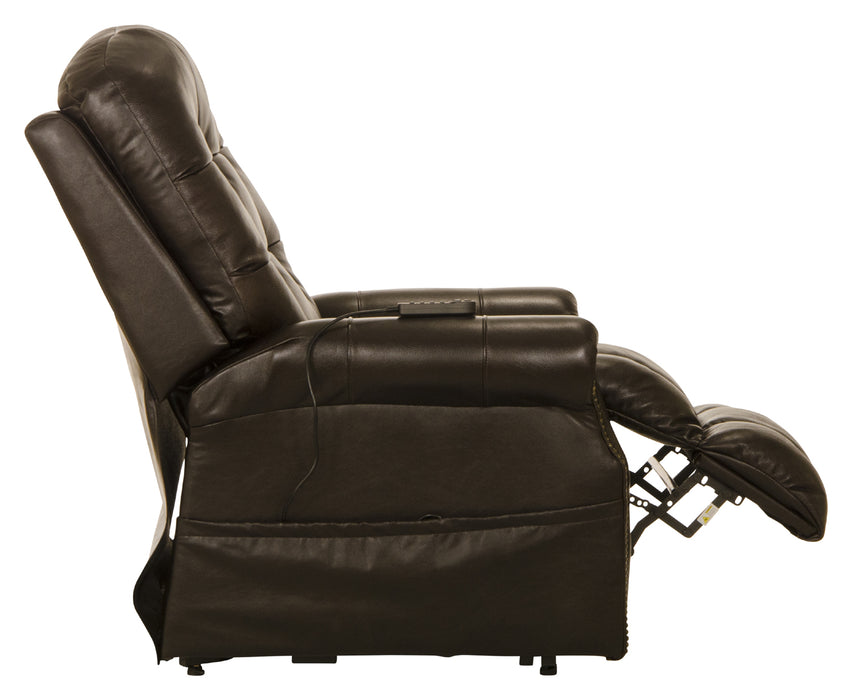 Catnapper - Madison Power Lift Lay Flat Recliner w-Heat & Massage in Chocolate - 4891-CHOCOLATE - GreatFurnitureDeal