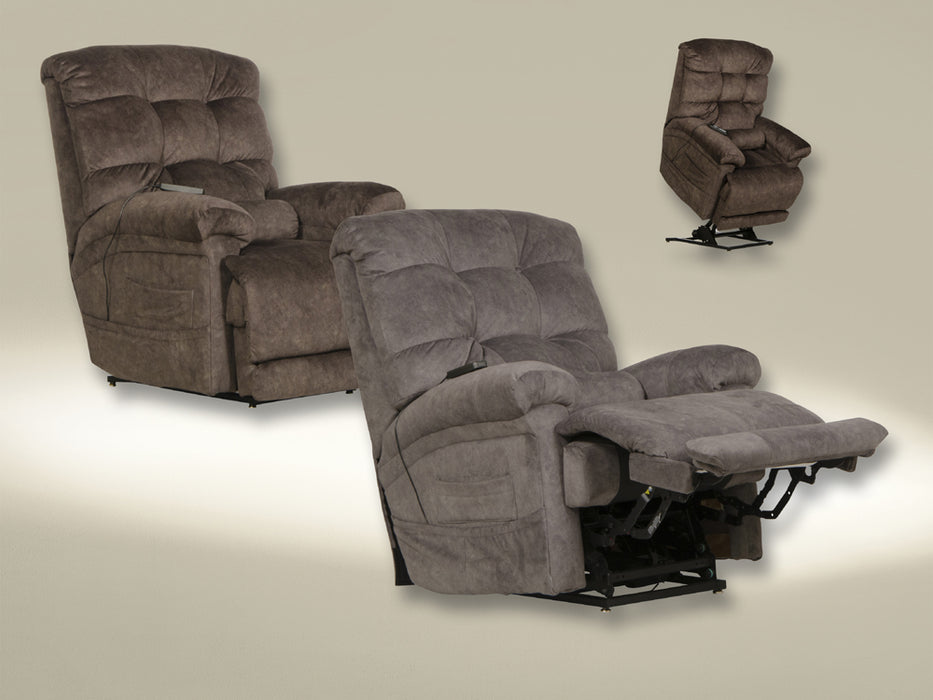 Catnapper - Longevity Power Lift Lay Flat Trendelenburg Recliner in Chocolate - 4892-CHO - GreatFurnitureDeal