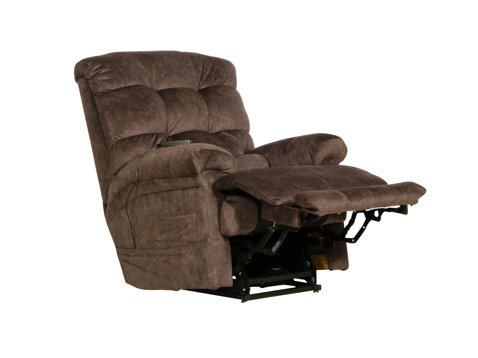Catnapper - Longevity Power Lift Lay Flat Trendelenburg Recliner in Chocolate - 4892-CHO - GreatFurnitureDeal