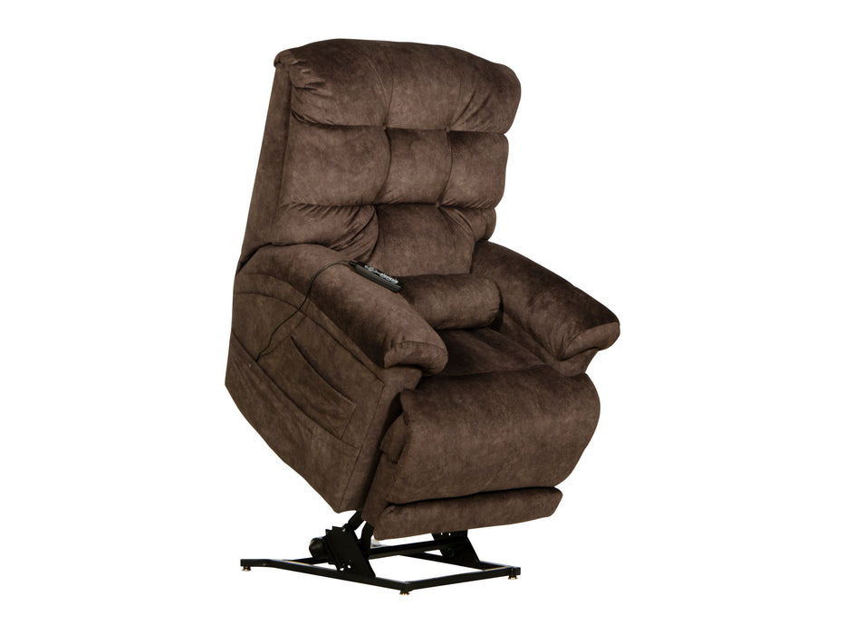 Catnapper - Longevity Power Lift Lay Flat Trendelenburg Recliner in Chocolate - 4892-CHO - GreatFurnitureDeal