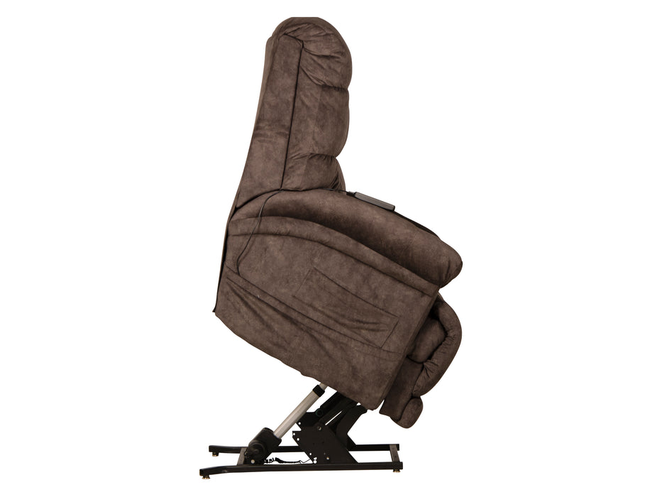 Catnapper - Longevity Power Lift Lay Flat Trendelenburg Recliner in Chocolate - 4892-CHO - GreatFurnitureDeal