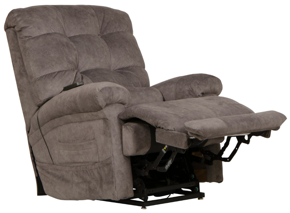 Catnapper - Longevity Power Lift Lay Flat Trendelenburg Recliner in Graphite - 4892-GRA - GreatFurnitureDeal