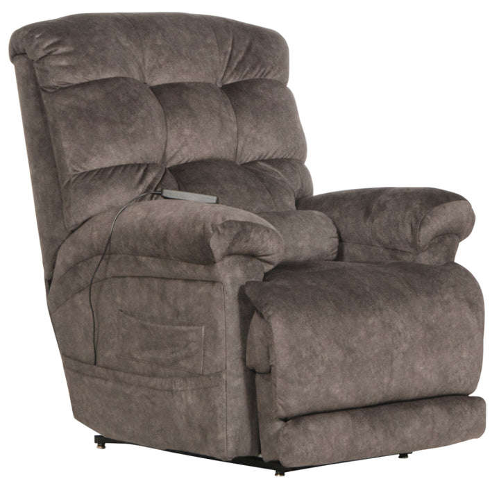 Catnapper - Longevity Power Lift Lay Flat Trendelenburg Recliner in Graphite - 4892-GRA - GreatFurnitureDeal