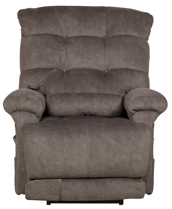 Catnapper - Longevity Power Lift Lay Flat Trendelenburg Recliner in Graphite - 4892-GRA - GreatFurnitureDeal