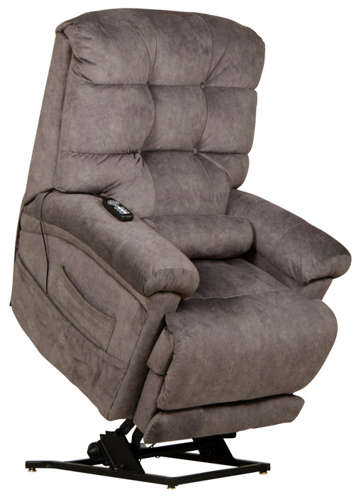 Catnapper - Longevity Power Lift Lay Flat Trendelenburg Recliner in Graphite - 4892-GRA - GreatFurnitureDeal