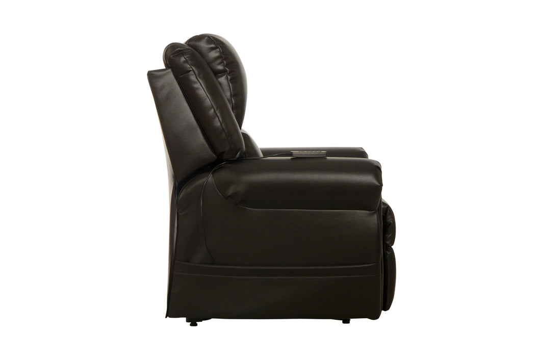 Catnapper - Cosset Power Lift Power Headrest Lay Flat Recliner in Espresso - 64896-ESP - GreatFurnitureDeal