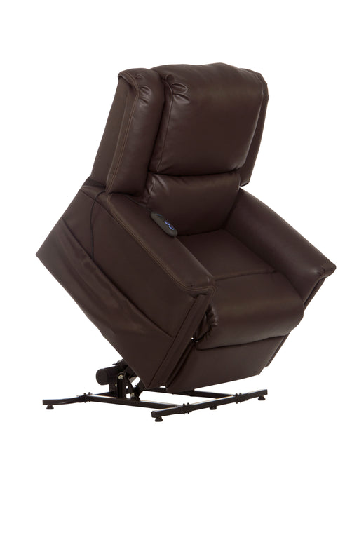 Catnapper - Elsie Power Lift Lay Flat Recliner in Chocolate - 4897-CHO - GreatFurnitureDeal