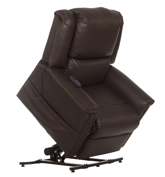 Catnapper - Elsie Power Lift Lay Flat Recliner in Chocolate - 4897-CHO - GreatFurnitureDeal