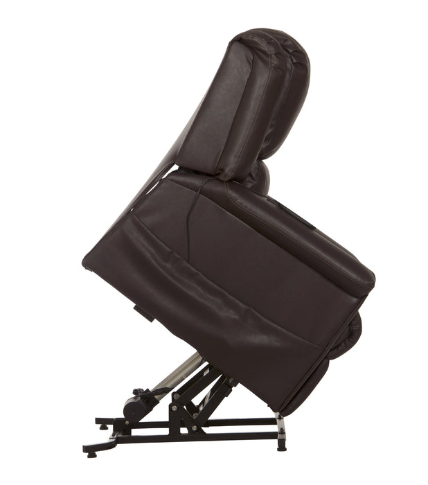 Catnapper - Elsie Power Lift Lay Flat Recliner in Chocolate - 4897-CHO - GreatFurnitureDeal