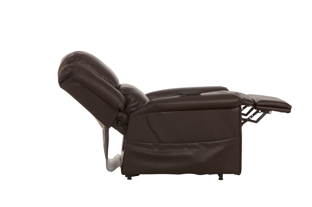 Catnapper - Elsie Power Lift Lay Flat Recliner in Chocolate - 4897-CHO - GreatFurnitureDeal