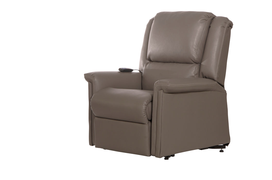 Catnapper - Elsie Power Lift Lay Flat Recliner in Dove - 4897-DOVE - GreatFurnitureDeal