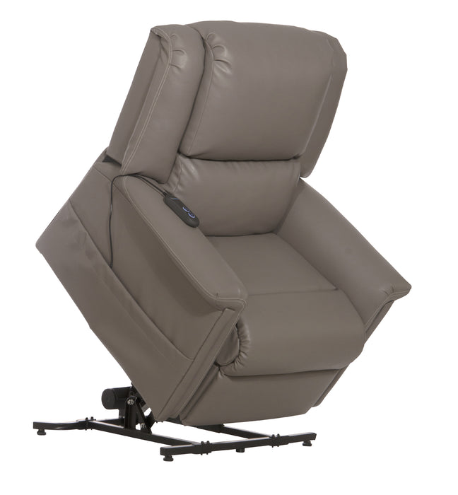 Catnapper - Elsie Power Lift Lay Flat Recliner in Dove - 4897-DOVE - GreatFurnitureDeal