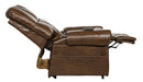 Catnapper - Stallworth Pow'r Lift Full Lay-Out Recliner in Chestnut - 4898-CHESTNUT - GreatFurnitureDeal