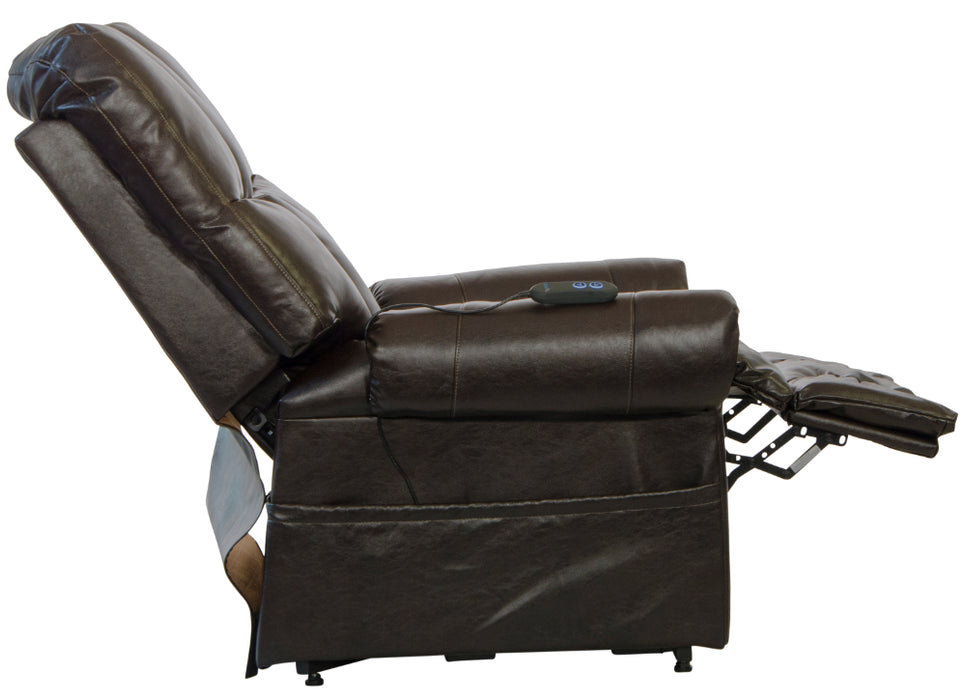 Catnapper - Stallworth Pow'r Lift Full Lay-Out Recliner in Godiva - 4898-GODIVA - GreatFurnitureDeal