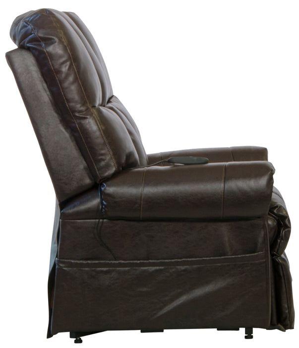 Catnapper - Stallworth Pow'r Lift Full Lay-Out Recliner in Godiva - 4898-GODIVA - GreatFurnitureDeal
