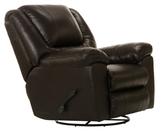 Catnapper - Transformer II Leather Swivel Glider Recliner in Chocolate - 49105-128429-Chocolate - GreatFurnitureDeal