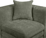Meridian Furniture - Stellar 114" Chenille Fabric Upholstered 6 Piece Modular Sectional - 608Green-Sec6C - GreatFurnitureDeal