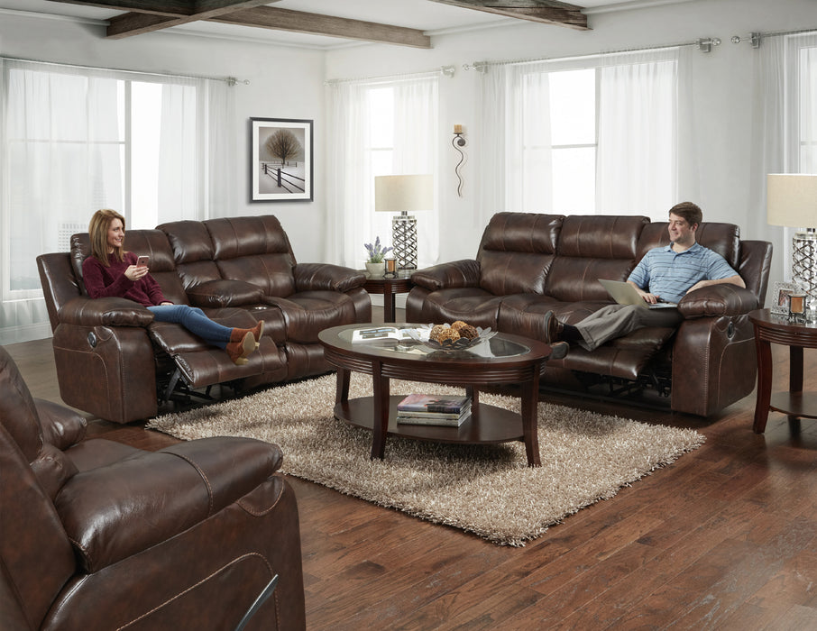 Catnapper - Positano 2 Piece Reclining Sofa Set in Cocoa - 4991-99-COCOA