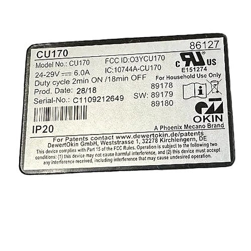 OKIN- Replacement Control Box for Adjustable Bases - CU170/ 86127 - GreatFurnitureDeal