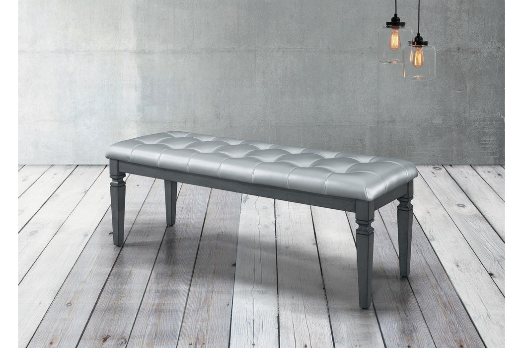 Homelegance - Allura 5 Piece California King Bedroom Set with LED Lighting in Gray - 1916KGY-1CK-5SET - GreatFurnitureDeal