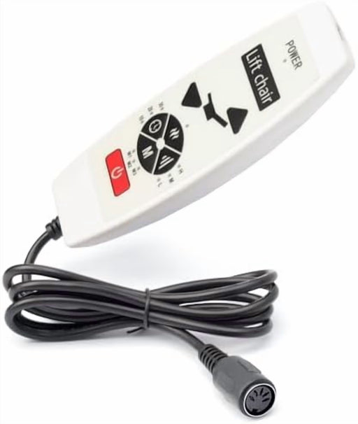 Recliner Replacement Controller for Recliner Lifting Chair with Vibration Massage & Heat, DN-33-8JR-DT - GreatFurnitureDeal