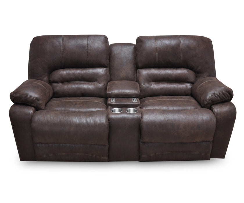 Franklin Furniture - Legacy 2 Piece Manual Reclining Sofa Set in Chocolate - 50044-50034 - GreatFurnitureDeal