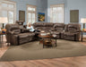 Franklin Furniture - Legacy 2 Piece Manual Reclining Sofa Set in Chocolate - 50044-50034 - GreatFurnitureDeal