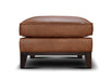 GFD Leather - Pimlico Brown Leather LAF Sectional with Ottoman - 501014 - GreatFurnitureDeal