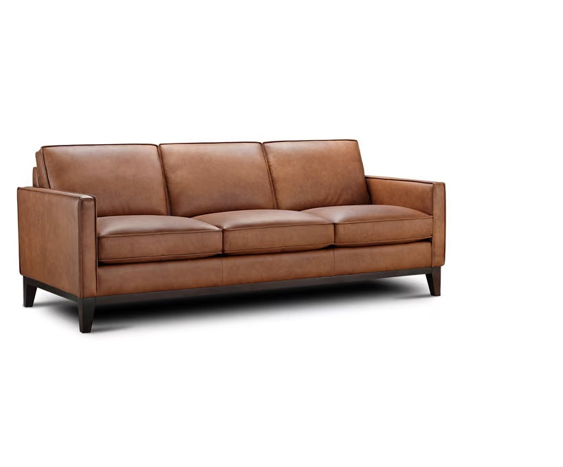 GFD Leather - Pimlico Brown Leather Sofa - 501020 - GreatFurnitureDeal