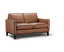 GFD Leather - Pimlico Brown Leather Loveseat - 501021 - GreatFurnitureDeal