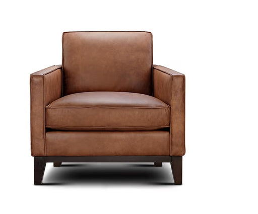 GFD Leather - Pimlico Brown Leather Armchair - 501022 - GreatFurnitureDeal