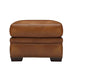 GFD Leather - Toulouse Brown Leather Ottoman - 501046 - GreatFurnitureDeal