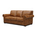 GFD Leather - Toulouse Brown Leather 3 Piece Living Room Set - 501047 - GreatFurnitureDeal