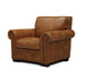 GFD Leather - Toulouse Brown Leather Armchair - 501050 - GreatFurnitureDeal