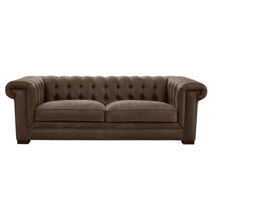GFD Leather - Vienna Dark Brown Leather Sofa - 501053 - GreatFurnitureDeal