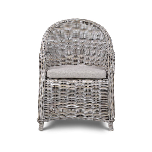 Bramble - Vineyard Kabu Chair in Rattan Whitewash - BR-50757------ - GreatFurnitureDeal