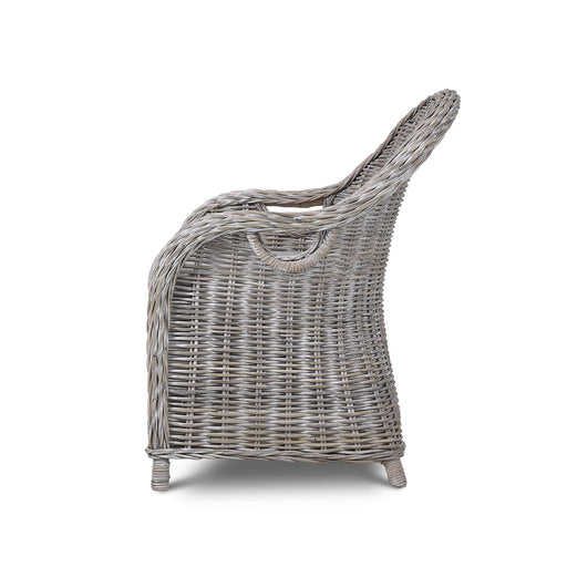 Bramble - Vineyard Kabu Chair in Rattan Whitewash - BR-50757------ - GreatFurnitureDeal