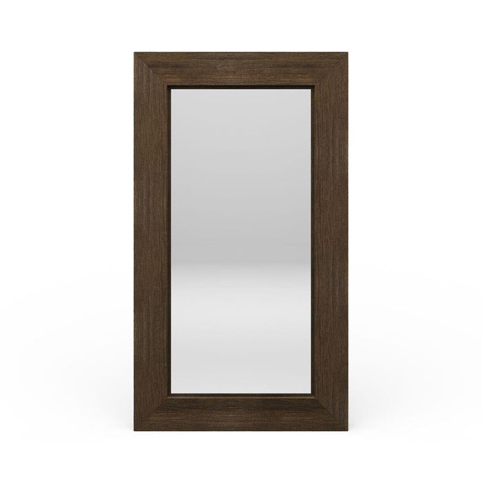 Bramble - Tuscan Rustic Distressed Large Standing Mirror - Teak - BR-50835