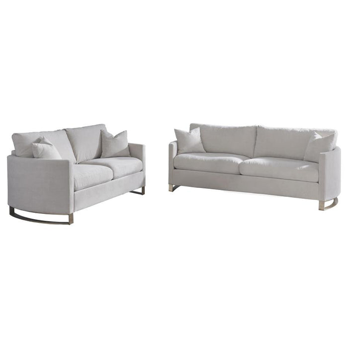 Coaster Furniture - Corliss 2 Piece Sofa Set in Beige - 508821-S2 - GreatFurnitureDeal