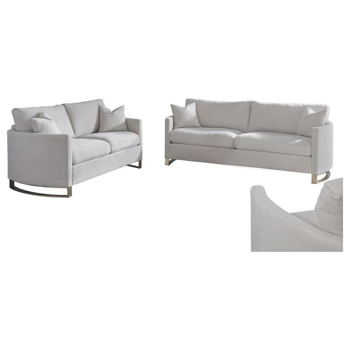 Coaster Furniture - Corliss 3 Piece Living Room Set in Beige - 508821-S3 - GreatFurnitureDeal
