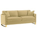 Coaster Furniture - Corliss 2 Piece Sofa Set in Camel - 508824-S2 - GreatFurnitureDeal
