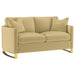 Coaster Furniture - Corliss 2 Piece Sofa Set in Camel - 508824-S2 - GreatFurnitureDeal