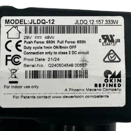 OKIN Replacement Motor/Linear Actuator for Recliner/Lift Chair Motor - JLDQ.12.157.333W - GreatFurnitureDeal