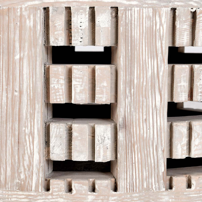 Classic Home - Becky 41" Round Coffee Table Vintage Cream - 51005295 - GreatFurnitureDeal