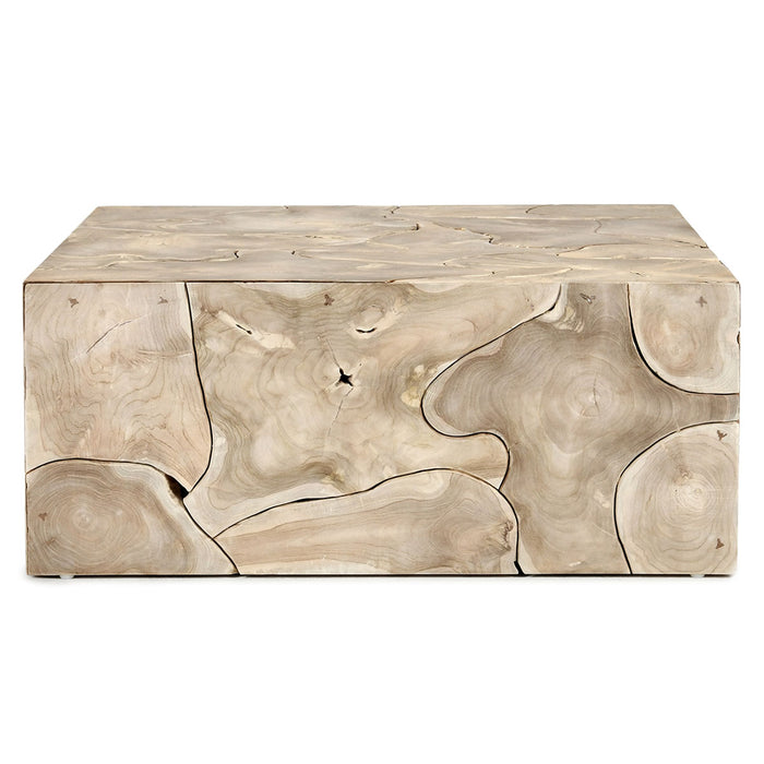 Classic Home Furniture - Sorrento 40" Square Coffee Table Bleached - 51005313 - GreatFurnitureDeal