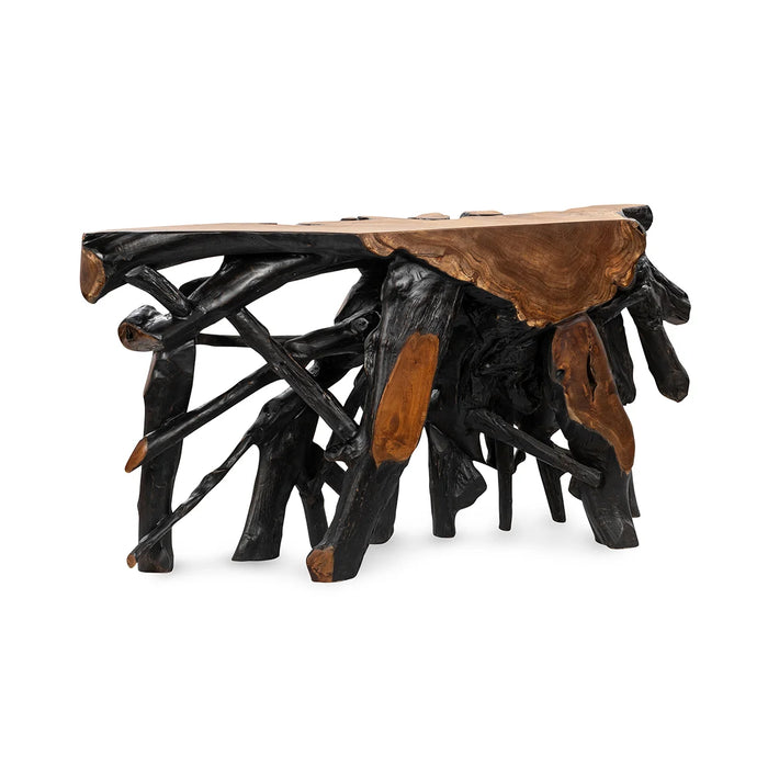 Classic Home - Cypress Console Table in Black/Brown - 51005315 - GreatFurnitureDeal