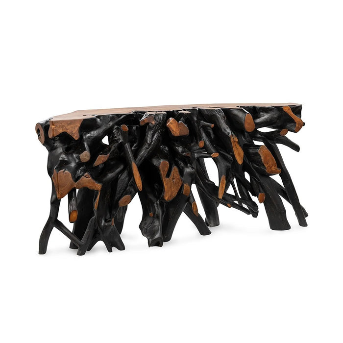 Classic Home - Cypress Console Table in Black/Brown - 51005317 - GreatFurnitureDeal