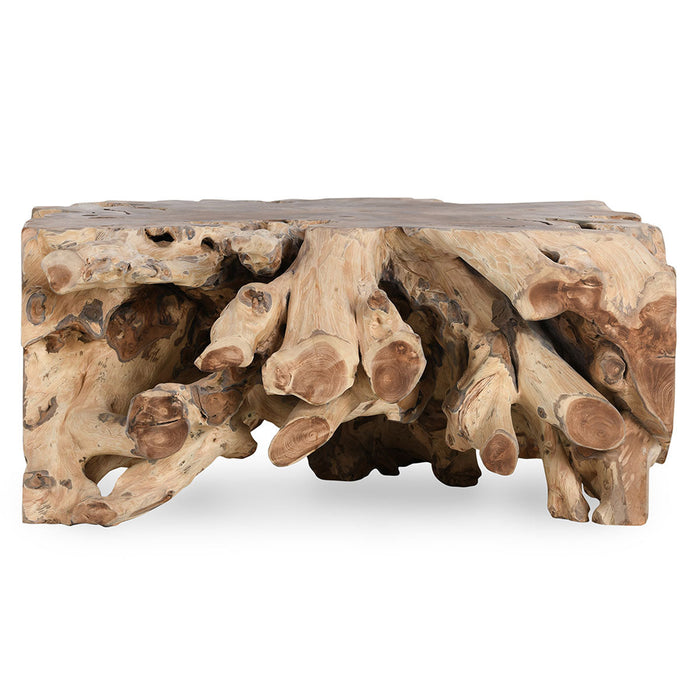 Classic Home - Cypress Root 40" Square Coffee Table Natural - 51005353 - GreatFurnitureDeal