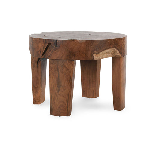 Classic Home - Kariba 15" Round Accent Table in Natural - 51005365 - GreatFurnitureDeal