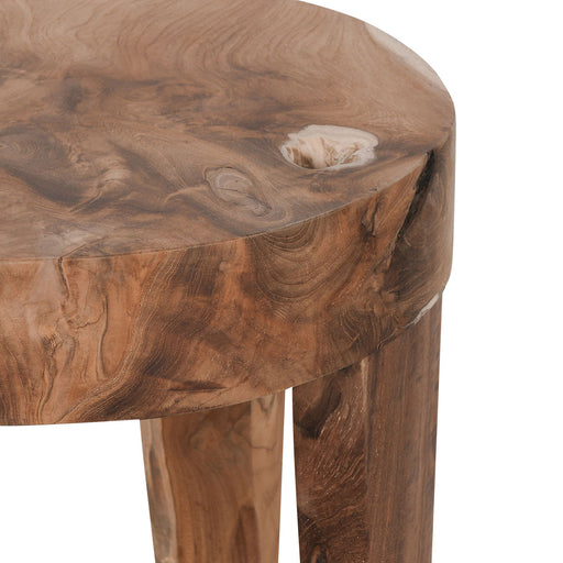 Classic Home - Kariba 18" Round Accent Table in Natural - 51005366 - GreatFurnitureDeal